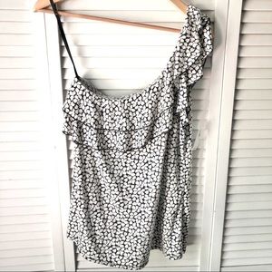 Old Navy One Shoulder Ruffle Top
